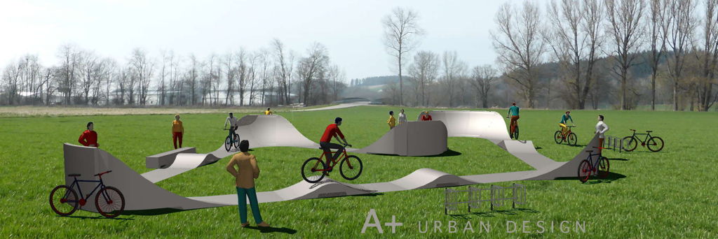 PUMPTRACK AUS BETON, PUMPTRAK